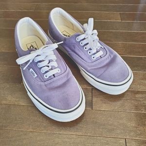 Ladies Vans Era Size 9 Blue Granite/White